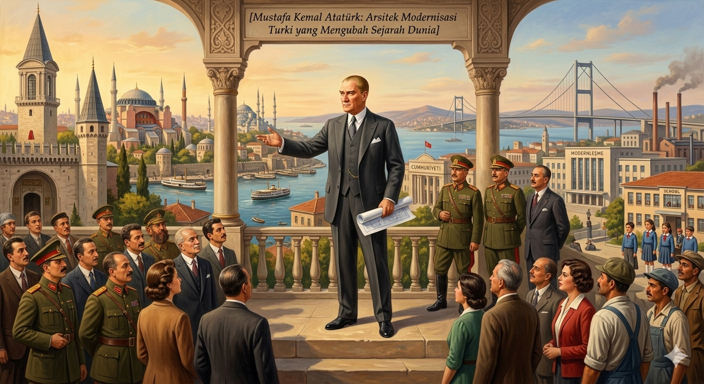 Mustafa Kemal Atatürk: Arsitek Modernisasi Turki yang Mengubah Sejarah Dunia