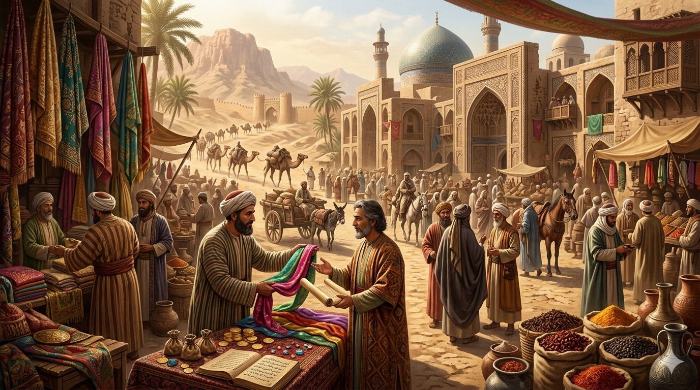 Perdagangan Global di Era Abbasiyah: Jalur Sutra dan Ekonomi Islam Klasik